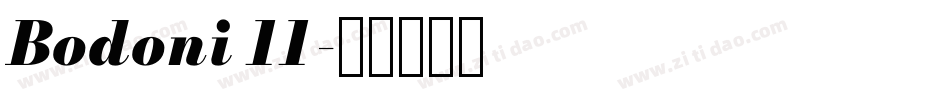 Bodoni 11字体转换